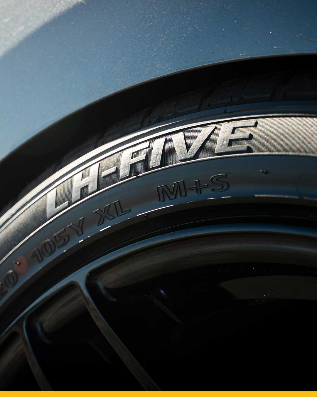 detail macro shot lionhart lh five sidewall