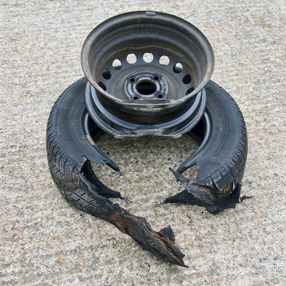 tire blowout