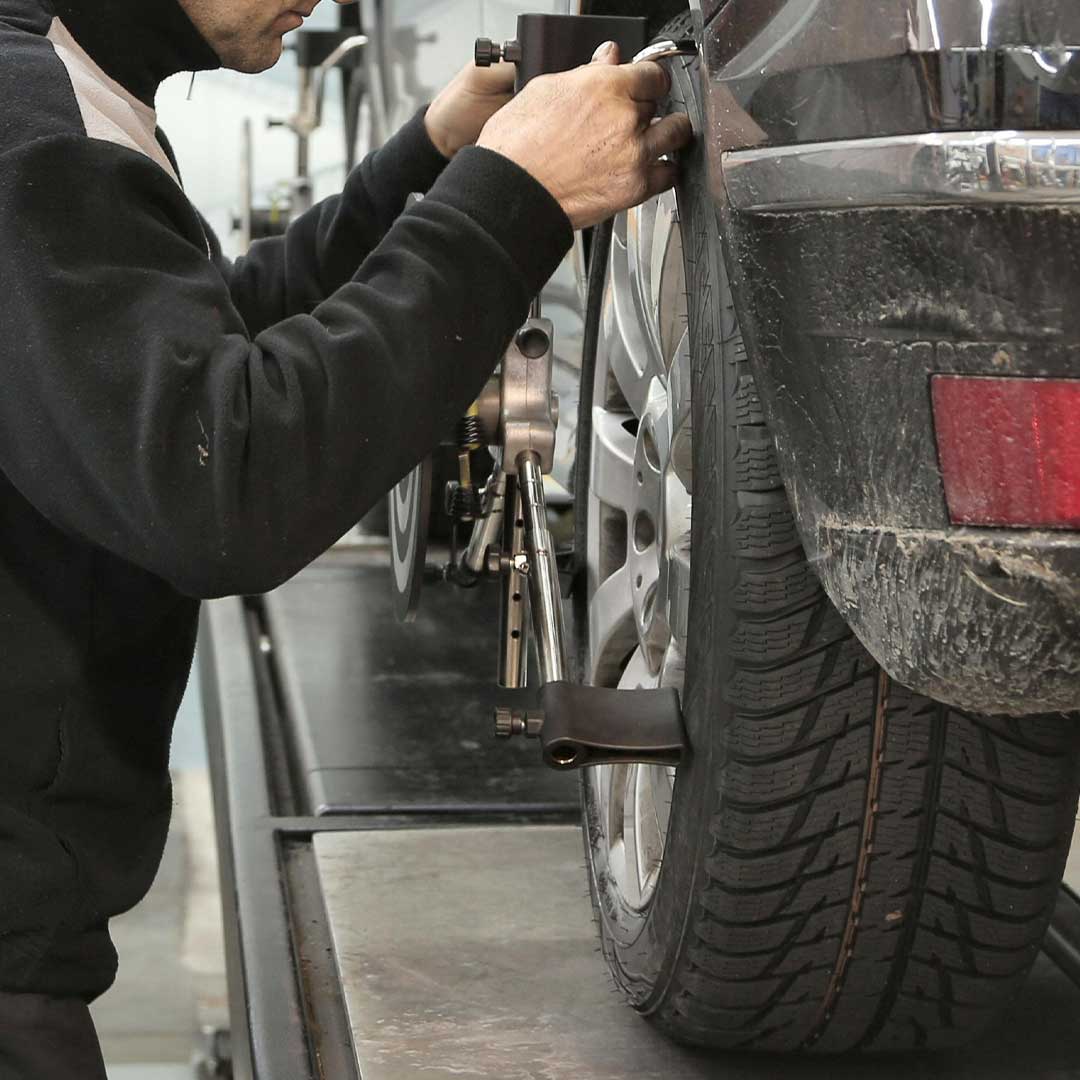 wheel and tire alignment